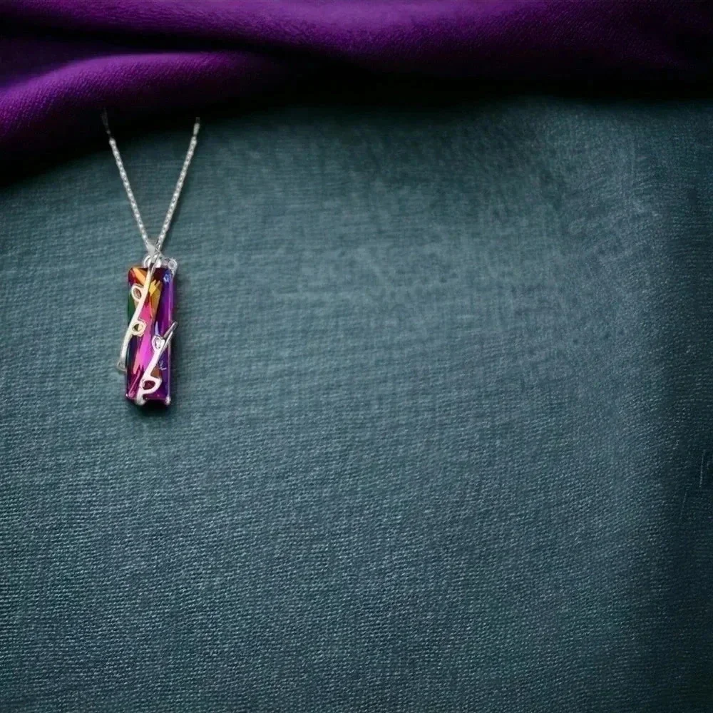 Crystal Bohemian Pendant Necklace